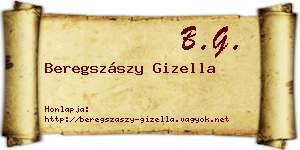 Beregszászy Gizella névjegykártya
