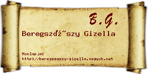 Beregszászy Gizella névjegykártya